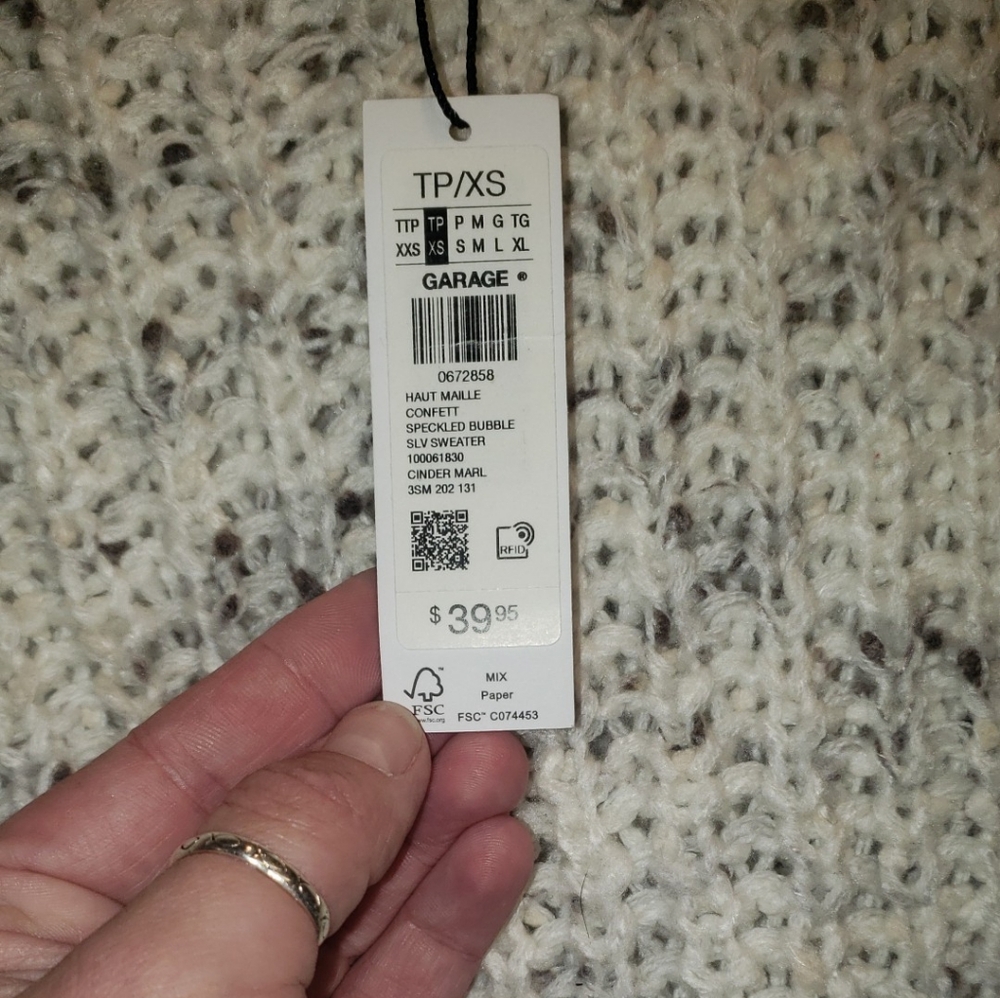 Crop Sweater from garage